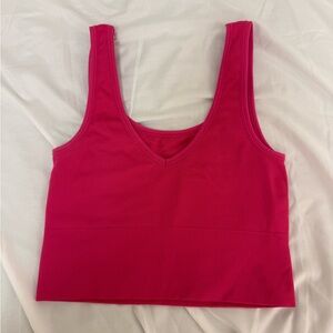 Athleta Aurora Seamless Crop Rib Tank